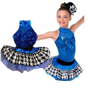Weissman Bright Light Big City dance attire showcase girls size M